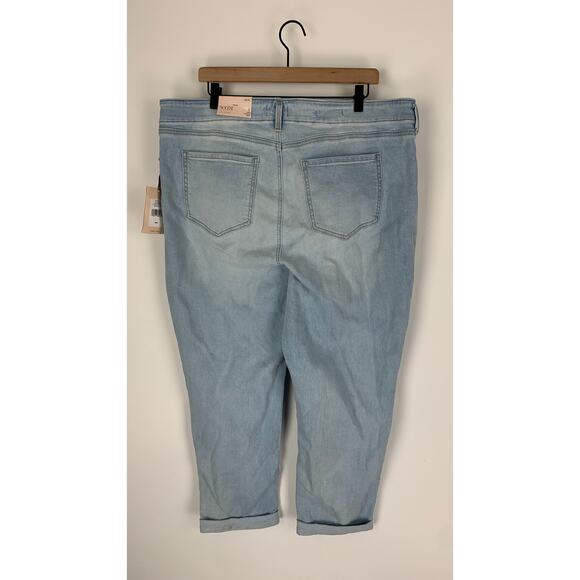 NYDJ High Rise Hollywood Brightside Girlfriend Denim Jeans Womens Plus Size 16W - Picture 7 of 10